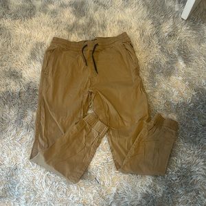 Large Hollister Khaki Joggers